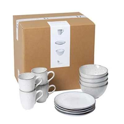 Immagine di Broste Copenhagen 80019671 Nordic Sand Set da colazione in grès