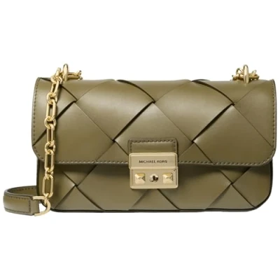 Immagine di Michael Kors Tribeca Chain Borsa a tracolla, Donna, Taglia: One Size, Safari green