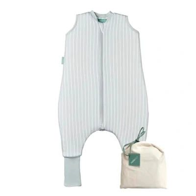Immagine di molis&amp;co Sacco nanna con piedini e calze primaverile autunno 1 tog Leggermente Imbotito 100% Cotone (Oeko TEX 100) Dawn Stripes (4 anni)