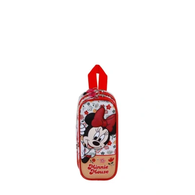Immagine di Disney Minni Mouse Flowered Astuccio 3D Doppio, Rosso, 22 x 10 cm