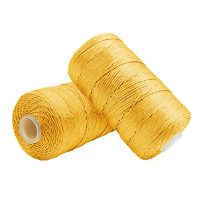 Immagine di Uiopa Filo Macrame 1,5mm x 400m, Corda in Nylon Cordino per Borse Uncinetto, Macramè d&#039;Oro Ferri e Fai da Te, Decorazioni, Artigianato