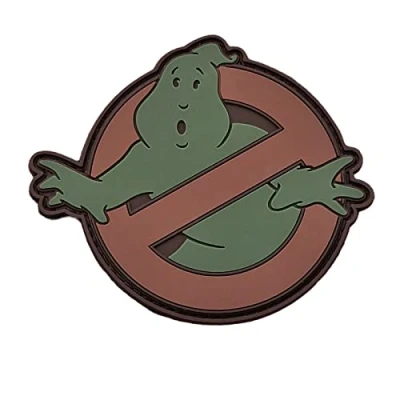 Immagine di Multicam Ghostbusters No Ghost Cosplay Movie PVC Rubber Patch