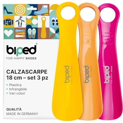 Immagine di biped set di 3 calzanti in plastica calzante da 18 cm prodotto Germania z1570(grapefruit)