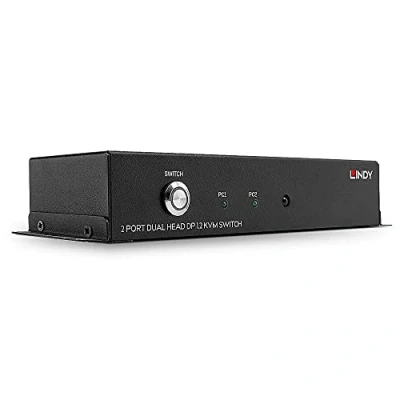 Immagine di LINDY 39306 Switch KVM Display Port Telecomando 3840 x 2160 Pixel