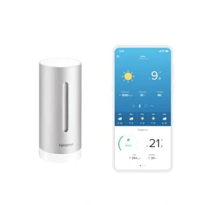 Immagine di Netatmo NIM01 WW Sensore per temperatura e umidità Radio a 868 MHz