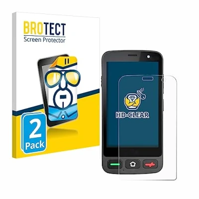 Immagine di brotect Pellicola Protettiva per Brondi Amico Pocket Protezione Schermo (2 Pezzi) [Trasparente, Anti Impronte]