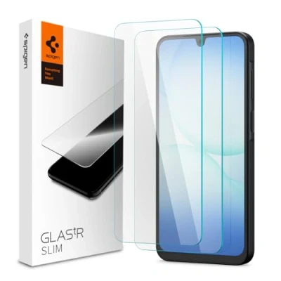 Immagine di Spigen Glas.tR Slim Vetro Temperato compatibile con Samsung Galaxy A16, A16 5G, 2 Pezzi, Anti graffio, Cristallino, Durezza 9H Pellicola prottetiva