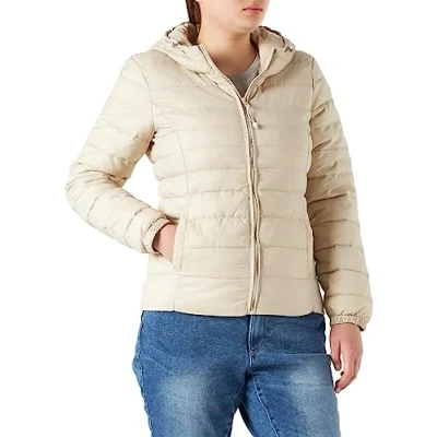 Immagine di ONLY Onltahoe Giacca Con Cappuccio Otw Noos, Donna, Pumice Stone, XXL