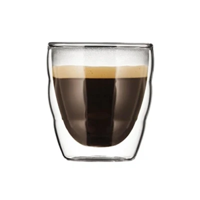 Immagine di Bodum 11477 10 Pilatus Set 2 bicchieri in vetro a doppia parete, 0,08 l