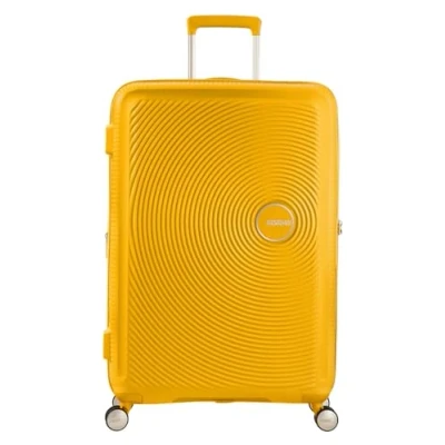 Immagine di American Tourister Soundbox Bagaglio a mano espandibile Spinner S, 55 cm, 41 L, Giallo (Golden Yellow)