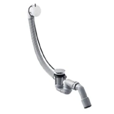 Immagine di Hansgrohe 58150000 Set Completo per Scarico Flexaplus S e Troppopieno, Argento