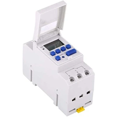 Immagine di TOPINCN Timer elettronico a relè con LCD preimpostabile settimanalmente programmabile 16 on off Multi Confezione, 1.00V