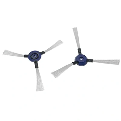 Immagine di vhbw 2X Spazzola Laterale Compatibile con Rowenta Smart Force Extreme RR7157, RR7157WH Robot aspirapolvere Set spazzole, Nero/Bianco/Blu