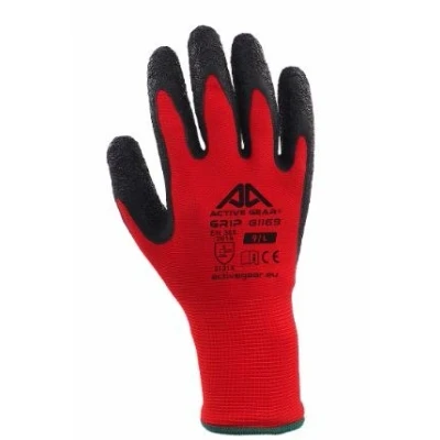Immagine di PROFITOOL 0XREK0207/L Guanto protettivo nero, Rosso Lattice, Poliestere L
