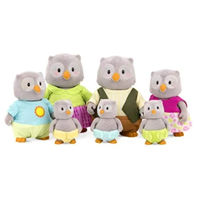 Immagine di Li&#039;l Woodzeez Owl Large Family Set, Multicolore, WZ6576Z