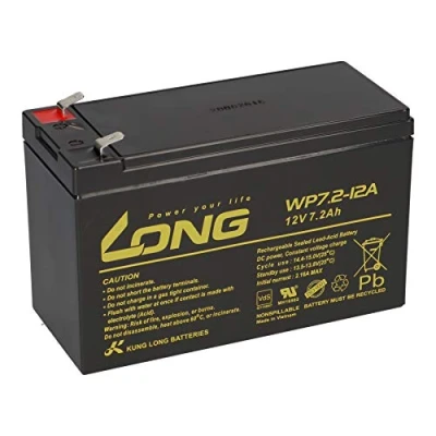 Immagine di batteria compatibile con MRK9101A Robomow RX20, 12 V, 7,2 Ah, VDs, Faston 6,3 mm, al piombo, 7 8 Ah 9