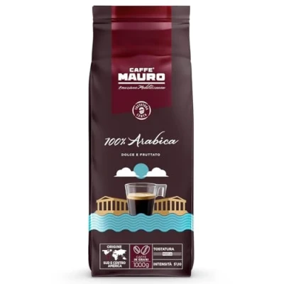 Immagine di Caffè Mauro Miscela 100% Arabica Intensità 5/10 in grani confezione 1 Kg