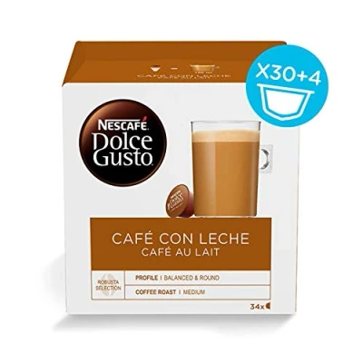 Immagine di Capsule di caffè Nescafé Dolce Gusto (34 uds) Cafe au lait