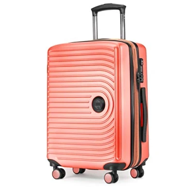Immagine di HAUPTSTADTKOFFER Mitte Bagaglio a Mano 55x40x23, TSA, 4 Ruote, Valigia da Viaggio, Rigida, con Rotelle, Mano, Corallo