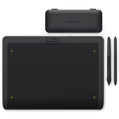 Immagine di XENCELABS, Tavoletta Grafica, Tavola Grafica con 2 Penne Stylus Senza Batteria, Inclinabile 8192 Livelli di Sensibilità alla Pressione, Pad Portabile da 12&quot; per Win/Mac/Linux, Nero