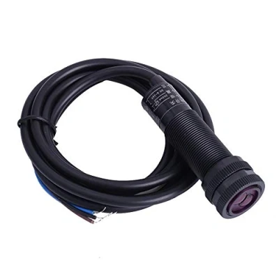 Immagine di E3F DS50C4 DC 6V 36V Rilevatore di Distanza Sensore, 300mA Fotoelettrico 50 cm Interruttore Del Sensore Controller NO Prossimità Diffuso con Uscita NPN