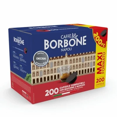Immagine di Caffe Borbone 200 Capsule Compatibile A Modo Mio Miscela Decisa