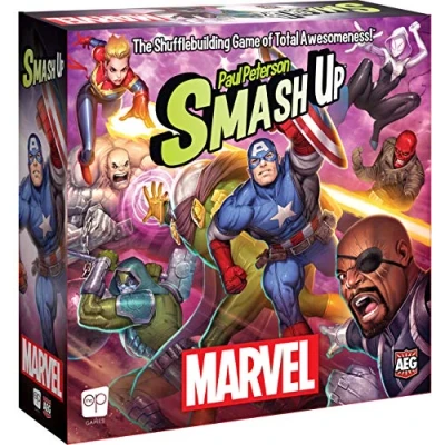 Immagine di USA OPOLY , Smash Up: Marvel Board Game 2 to 4 Players Ages 12+ 60 Minute Playing Time