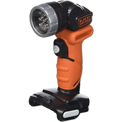 Immagine di BLACK+DECKER TORCIA CON TESTA PIVOTANTE A 90 (unità senza BATTERIA E caricabatterie): 50 Lumen 6 ORE DI AUTONOMIA 100% CARICA LEGGERA COMPATTA in cartone BDCCF12N XJ