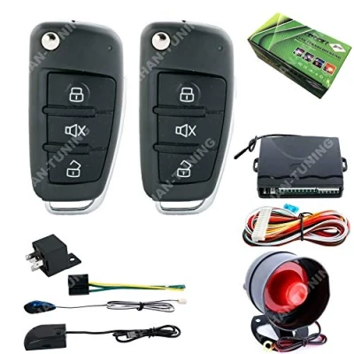 Immagine di akhan AKH66164149 100A68 Sistema di Allarme con 2 trasmettitori per Tutte Le Chiusure centrali da 12 V