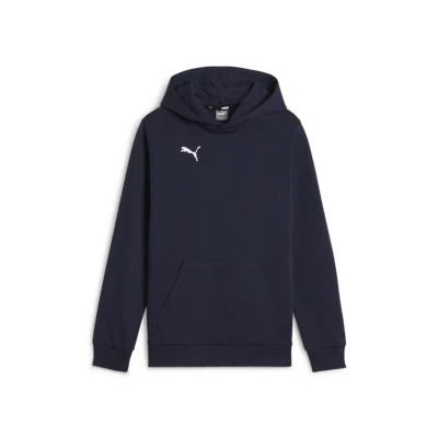 Immagine di puma Teamgoal Felpa con cappuccio per bambini, Taglia: 152, navy white
