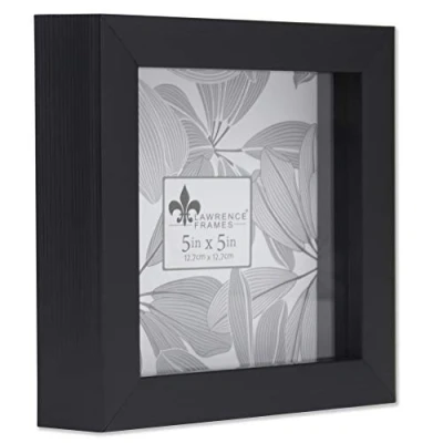 Immagine di Lawrence Frames Shadow Box Cornice in polistirolo, 12 x cm, colore: Nero