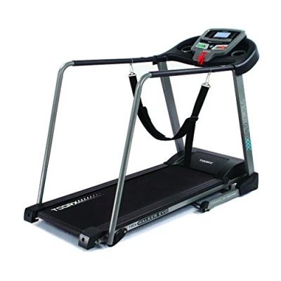 Immagine di TOORX TRX WALKER EVO, tapis roulant per riabilitazione, inclinazione manuale su 3 diversi livelli, dotato anche di comodi comandi i due corrimano.