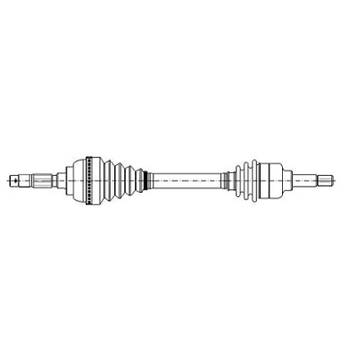 Immagine di METELLI 17 0062 Albero motore / Semiasse 615 86,5
