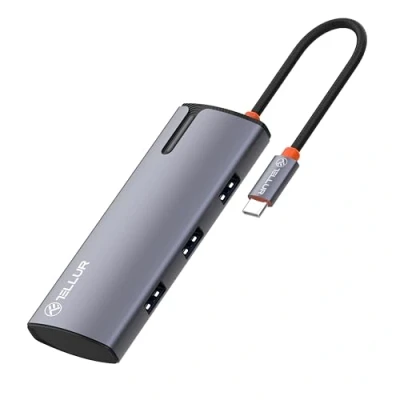 Immagine di Tellur Hub USB C, PD 3.0 100 W, HDMI, 3