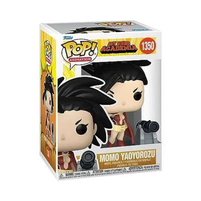 Immagine di Funko Pop! And Buddy: MHA Momo Yaoyorozu (with Cannon) My Hero Academia Figura in Vinile da Collezione Idea Regalo Merchandising Ufficiale Giocattoli per Bambini e Adulti Anime Fans