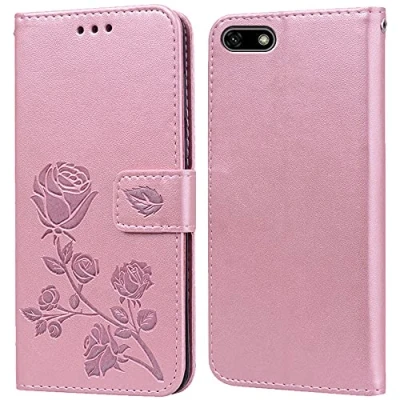 Immagine di Cover per Huawei Y5 2018/Honor 7S Custodia,Carta Fessura, Supporto Stand,Silicone TPU,Flip Protettiva Case 2018(5.45&quot;)