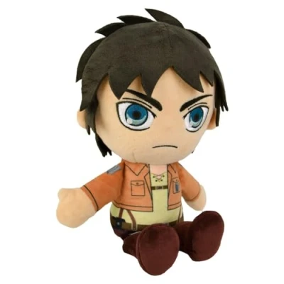 Immagine di Popbuddies Attack On Titan Eren Yeager Peluche 29 cm originale e con licenza