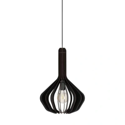 Immagine di EGLO Lampada a sospensione Velasco in nero, Ø 38 cm