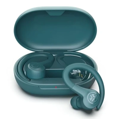 Immagine di JLab Go Air Sport+ Cuffie Bluetooth Sport Running, Auricolari Sport, Resistenti al sudore IP55, 35ore di riproduzione Bluetooth, Applicazione, Chiamate Chiare C3, in ear, Verde acqua