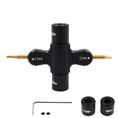 Immagine di WANGCL 4 in 1 Rc Hex Cacciavite Lega di Alluminio Chiave A Sgancio Rapido Strumento per FPV Quadcopter Drone Auto