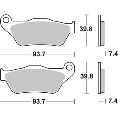 Immagine di TRW Organic Allround MCB786 Kit pastiglie freno