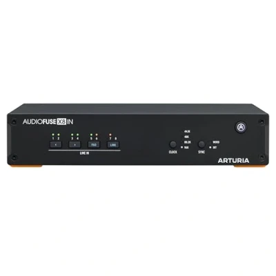 Immagine di Arturia AudioFuse X8 IN ADAT Expander per interfacce audio, 8 ingressi di linea alto livello, convertitori AD ultima gen. 44.1 khz 96kHz, uscita ADAT, Ingresso BNC Word Clock