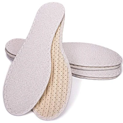 Immagine di SULPO solette per scarpe Barfuss 3 paia di in cotone e lattice Suole fresche con carbone attivo antiodore uomini donne taglie 36 48 (41)