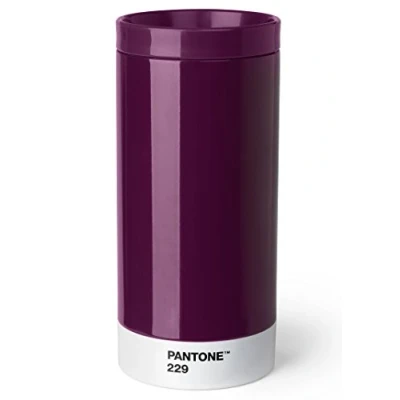 Immagine di Copenhagen design Pantone To Go, Stainless Steel Travel Mug/Thermo Cup, 430 ml, Aubergine, 229 C, Acciaio Inossidabile, Purple, One Size