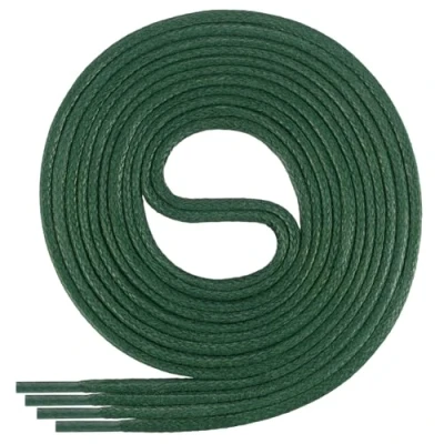 Immagine di Di Ficchiano, lacci cerati premium, rotondi per scarpe eleganti e in pelle, diametro 2 3 mm, lunghezza 45 120 cm, resistenti agli strappi, Adulti (unisex), verde scuro, 90 cm