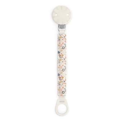 Immagine di Suavinex, Portaciuccio in Panno, Morbido e Flessibile, Nastro con Design Double Face, Catenella Per Ciuccio, Clip. Bambini +0 Mesi, Adatto ai Neonati, Wonderland Fiori