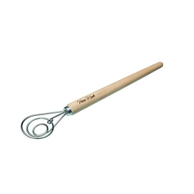 Immagine di HOMEMADE Fatto in casa Brodpisker Frusta per impasti a Mano, Acciaio Inox, Inossidabile, Marrone, 36 cm