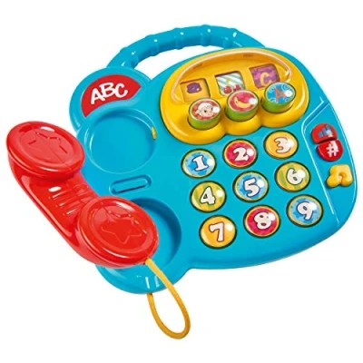 Immagine di Simba ABC Buntes Telefon/mit Verschiedenen Sounds/Drehbilderdisplay / 20cm colorato con Diversi Suoni, Display Rotante, 20 cm, Multicolore, 4006592062859