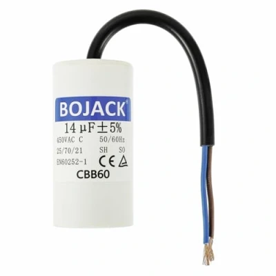 Immagine di BOJACK CBB60 14uf 450V 50/60Hz condensatore di Avviamento, SH Condensatori, Capacitor, soppressione con filo