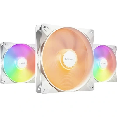 Immagine di BeQuiet LIGHT WINGS LX 140mm PWM White Triple Pack Ventola per PC case Bianco (L x A P) 140 25 mm incl. Illuminazione LED
